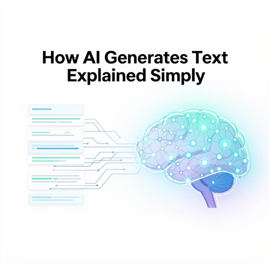 How AI Generates Text Explained Simply