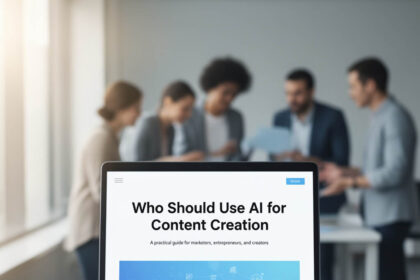 who should use AI for content creation?