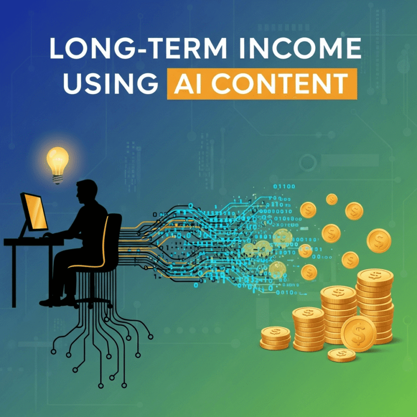 Long-Term Income Using AI Content