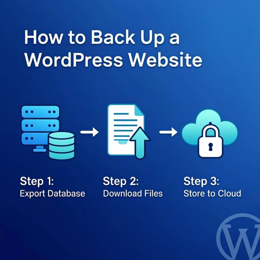 How to Back Up a WordPress Website