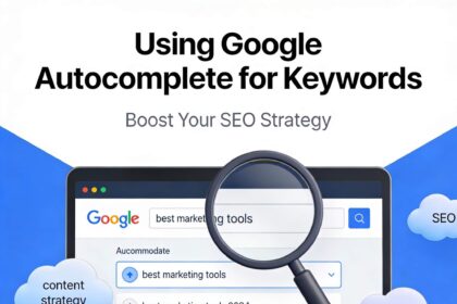 Using Google Autocomplete for Keywords