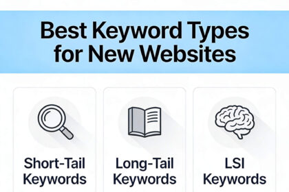 Best Keyword Types for New Websites