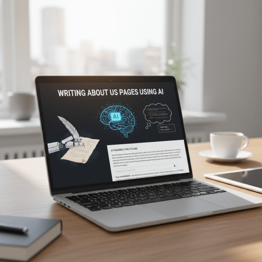 Writing About Us Pages Using AI
