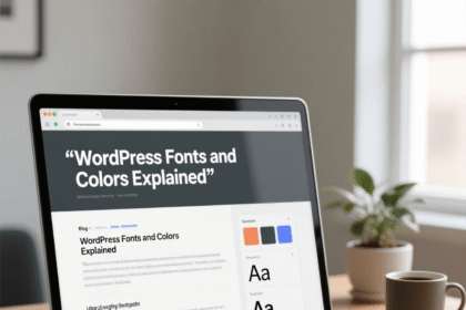 WordPress Fonts and Colors Explained