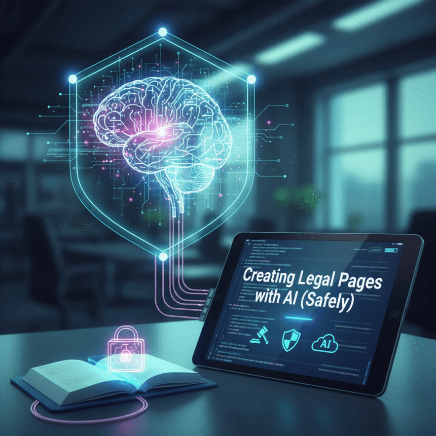 Creating Legal Pages with AI (Safely)