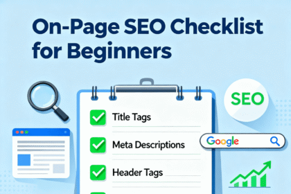 On-Page SEO Checklist for Beginners