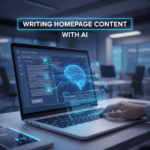 Writing Homepage Content with AI