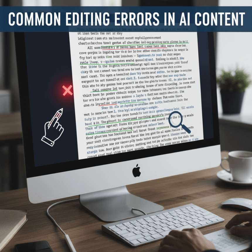 Common Editing Errors in AI Content