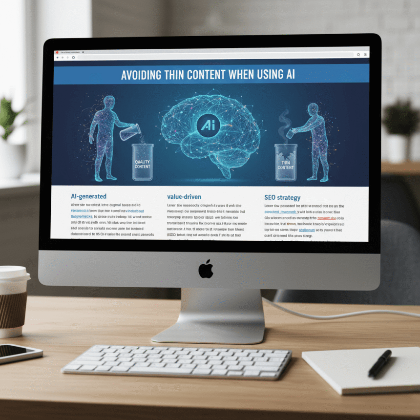 Avoiding Thin Content When Using AI