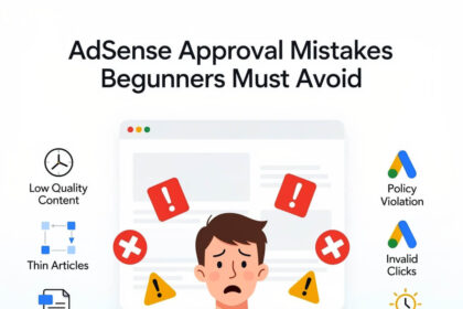 AdSense Approval Mistakes Beginners Must Avoid