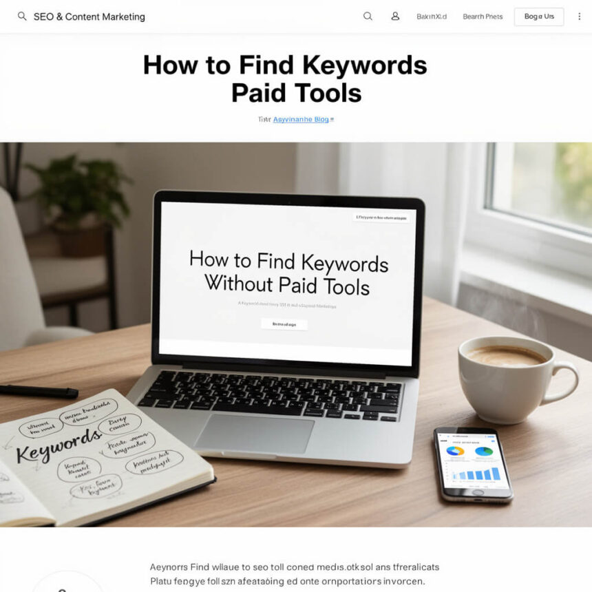 How to Find Keywords Without Paid Tools