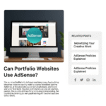 Can Portfolio Websites Use AdSense?