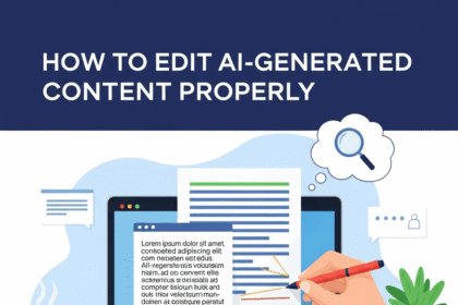 How to Edit AI-Generated Content Properly