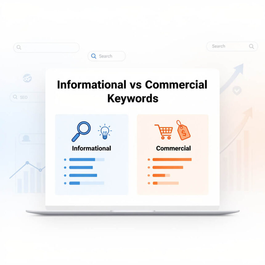 Informational vs Commercial Keywords