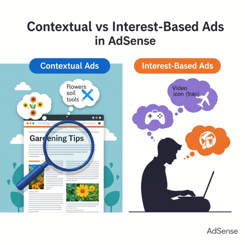 Contextual vs Interest-Based Ads in AdSense