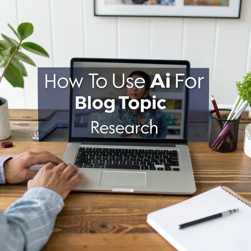 How to Use AI for Blog Topic Research