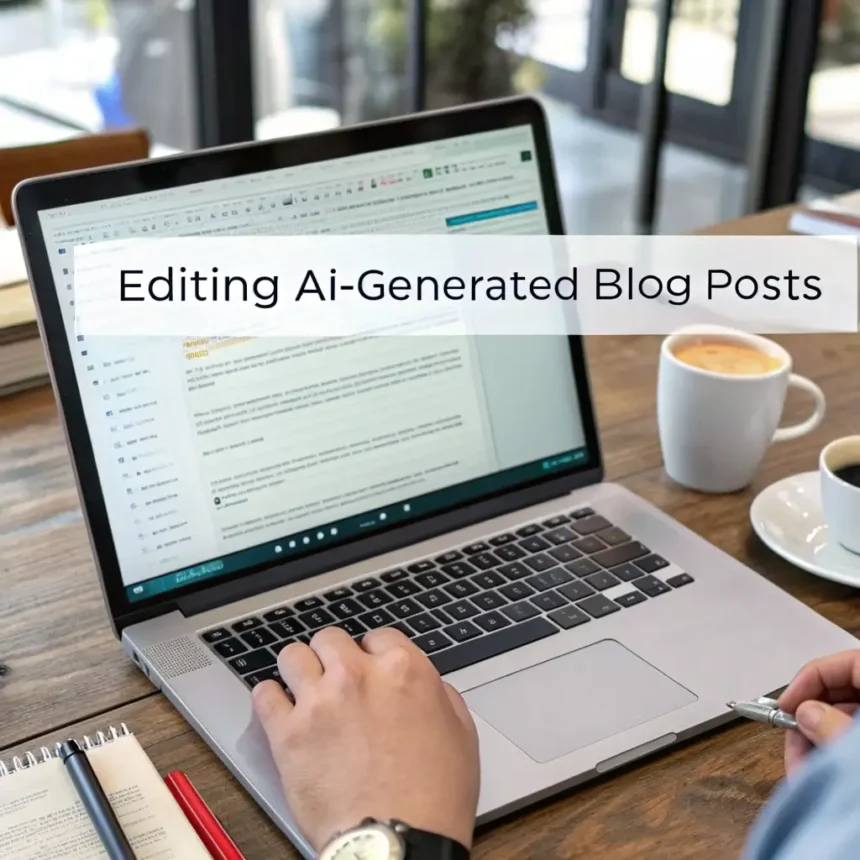 Editing AI-Generated Blog Posts