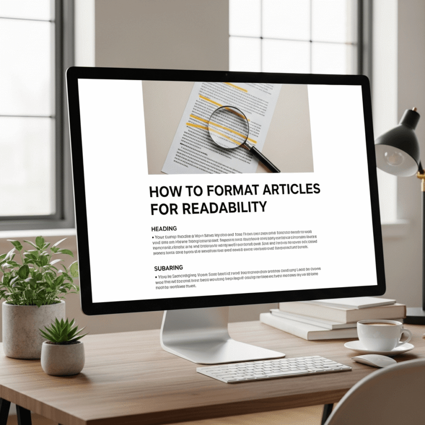 How to Format Articles for Readability