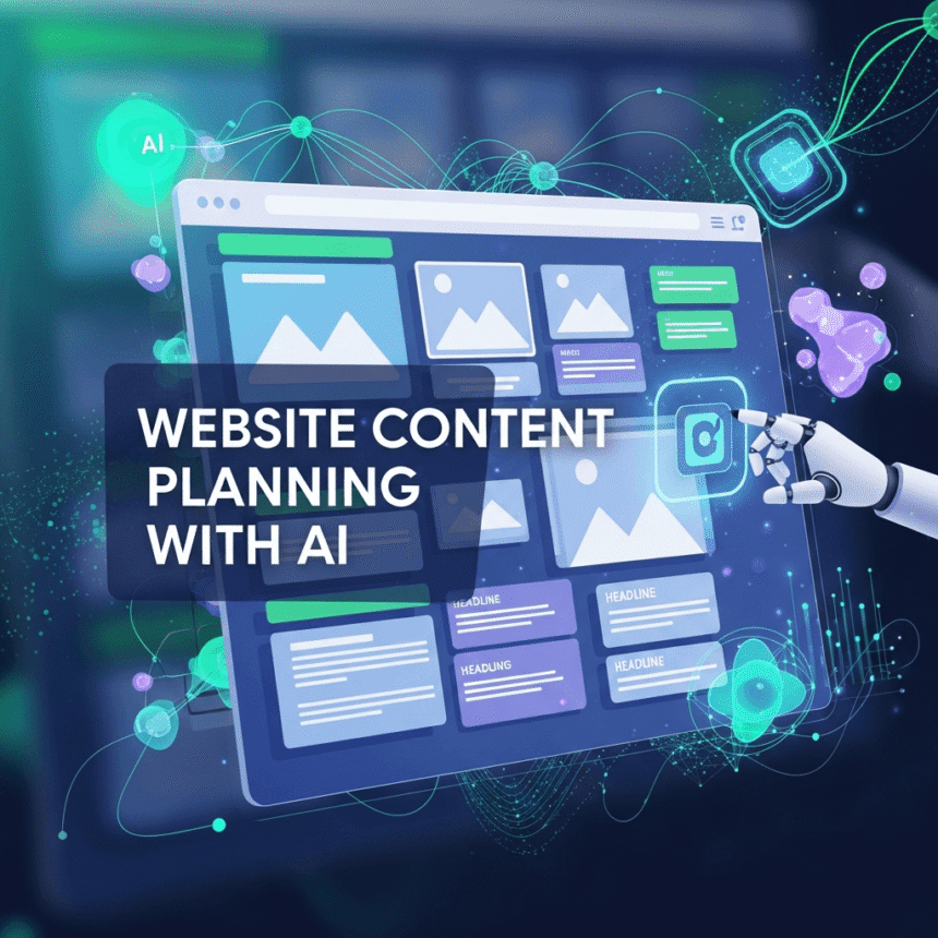 Website Content Planning with AI