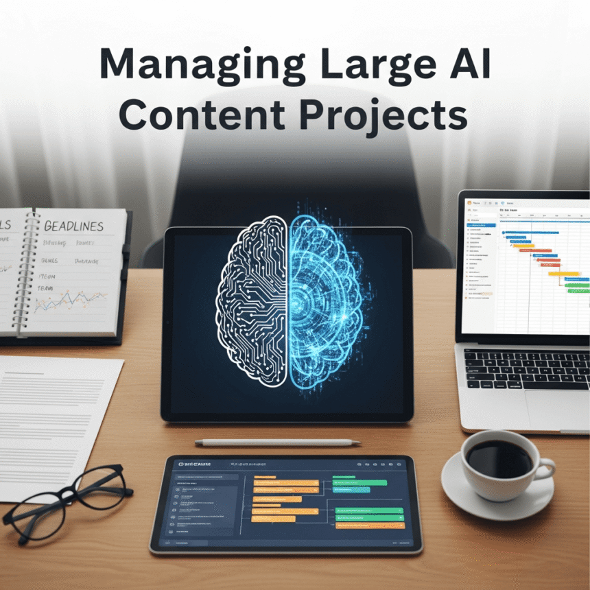 Managing Large AI Content Projects