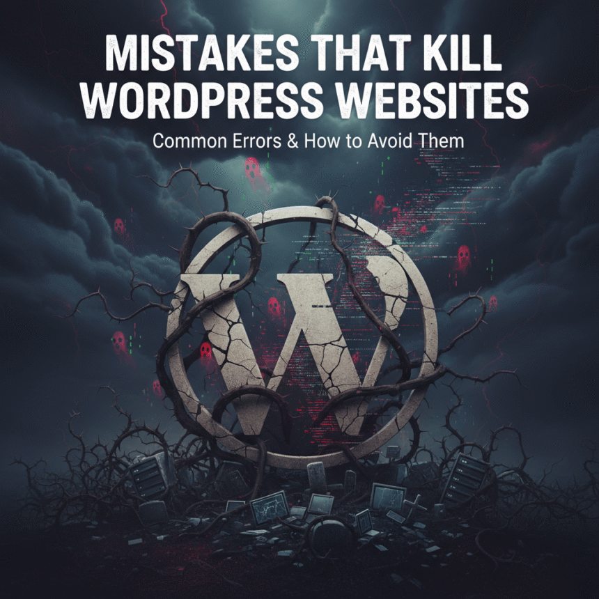 Mistakes That Kill WordPress Websites