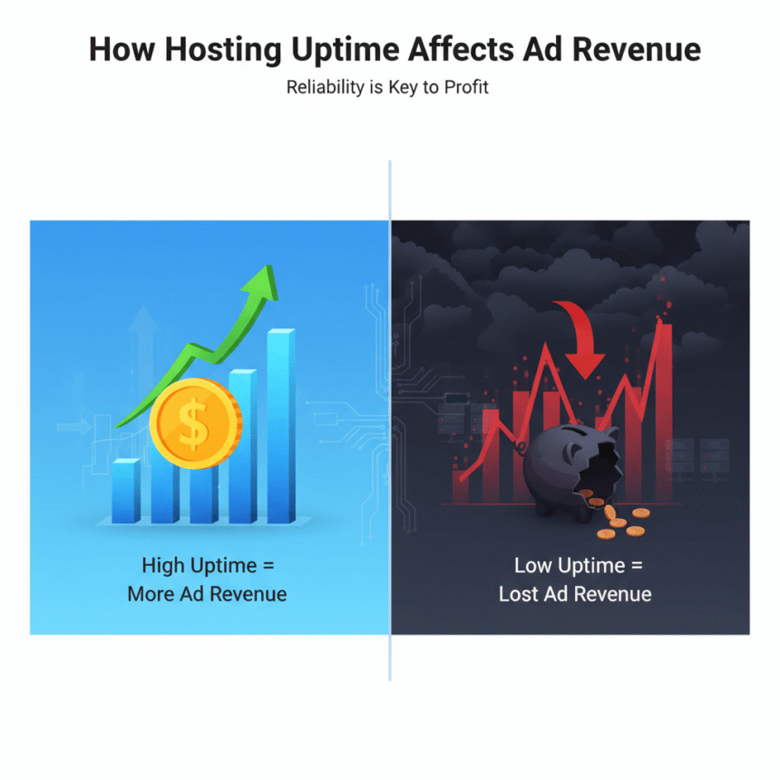 How Hosting Uptime Affects Ad Revenue