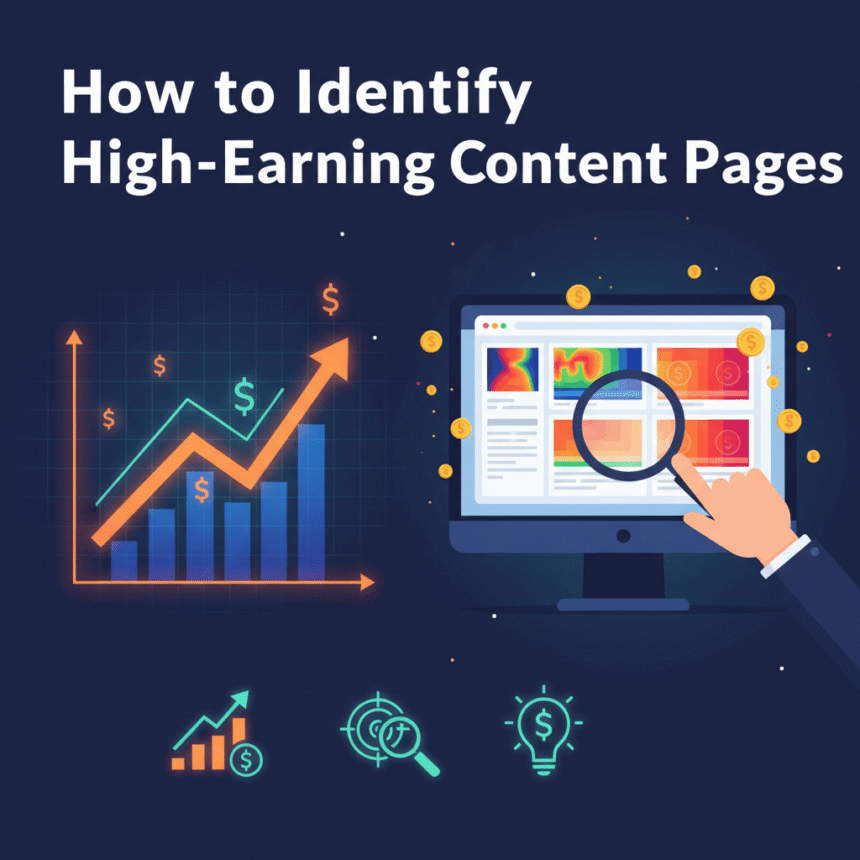 How to Identify High-Earning Content Pages