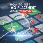 How to Test Ad Placement Without Violations