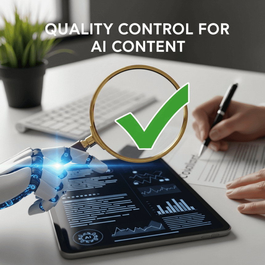 Quality Control for AI Content